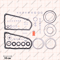 Комплект прокладок и сальников (с уплотнительными кольцами и фильтром картриджем)*